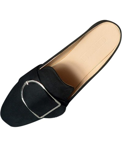 Women's Mid-Heel Shoes Memory Foam Orthotic Sandal Buckle Flats Casual Summer Dress Beach Slipper 99-ixpyn-black8 $16.68 Pumps