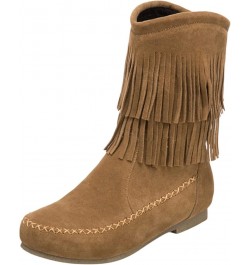 Western Boots Women Short Chelsea Booties Wide Calf Boots for Women Western Boots Yellow-a $22.21 Boots