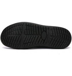 FXDN Winter Indoor Unisex Warm Shoes Waterproof Flat Heel Plush Sliders for Home Outdoor Non-Slip Couple Sliders Plus Size Bl...