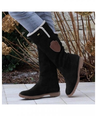 Womens Waterproof Winter Boots Tall Winter Boots Women Waterproof Winter Boots for Women Waterproof Furry Slip Resistant Snow...