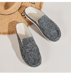 Women Slip on Loafer Flat Shoes Casual Comfy Clogs Canvas Slip on Sandals Slingback Closed Toe Walking Slippers Lady Boat Sho...