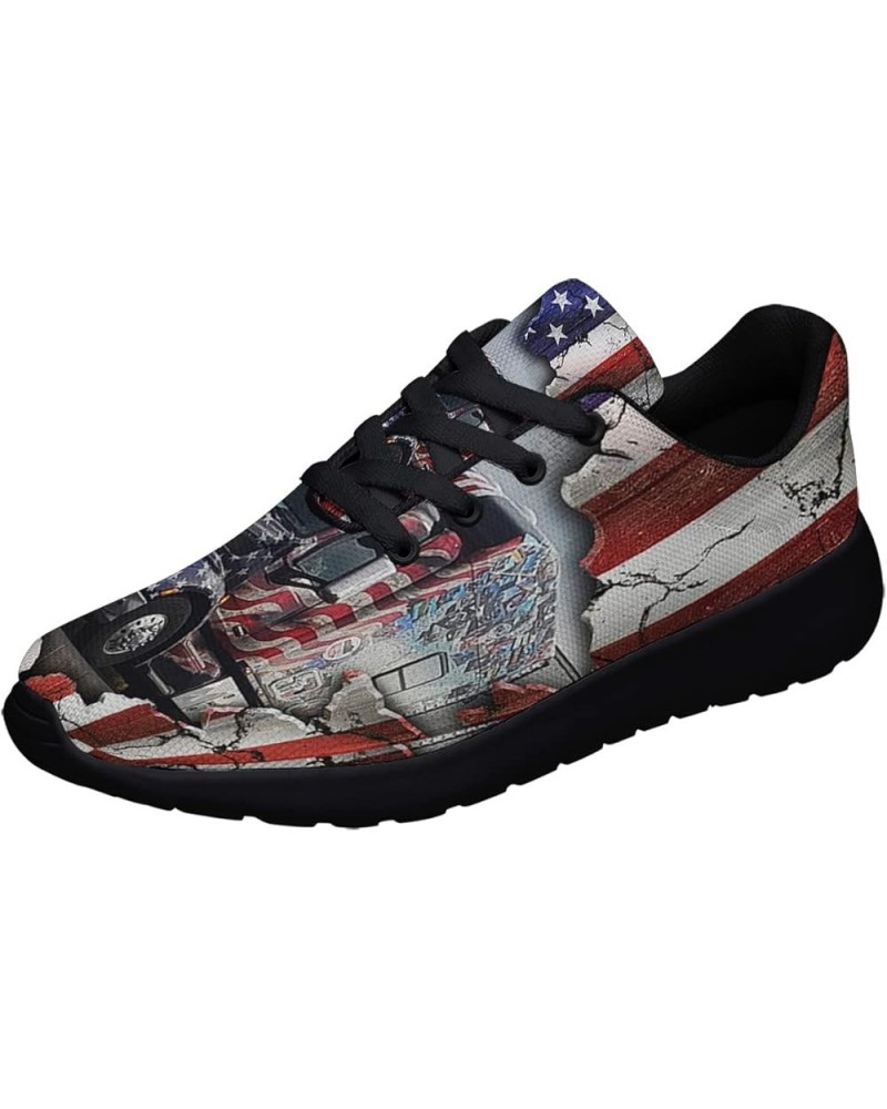 American Flag Shoes for Men Women Fashion 4th of July Independence Day Sneakers Lightweight Breathable Running Shoes Trucker ...