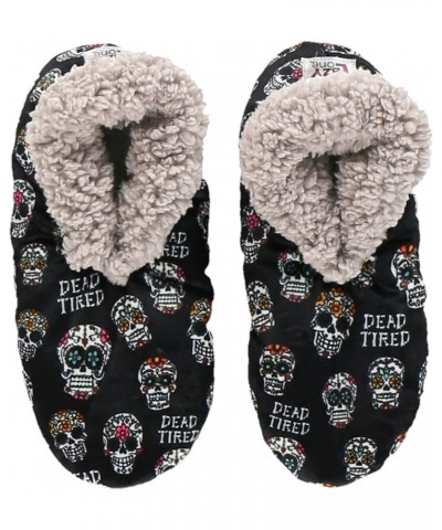 Fuzzy Feet Slippers for Women, Cute Fleece-Lined House Slippers, Cute Slipper Socks Dead Tired Fuzzy Feet $8.42 Slippers