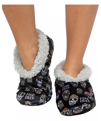 Fuzzy Feet Slippers for Women, Cute Fleece-Lined House Slippers, Cute Slipper Socks Dead Tired Fuzzy Feet $8.42 Slippers