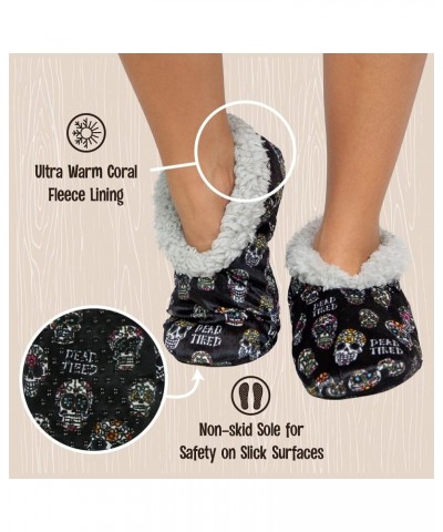 Fuzzy Feet Slippers for Women, Cute Fleece-Lined House Slippers, Cute Slipper Socks Dead Tired Fuzzy Feet $8.42 Slippers