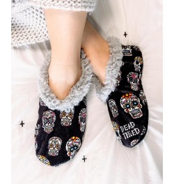 Fuzzy Feet Slippers for Women, Cute Fleece-Lined House Slippers, Cute Slipper Socks Dead Tired Fuzzy Feet $8.42 Slippers