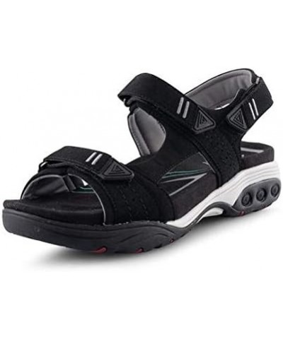 Kendall Women's Water Resistant Sport Sandal - for Plantar Fasciitis/Foot Pain Black $51.13 Athletic Shoes