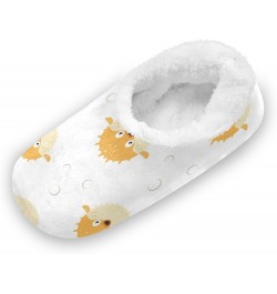 Winter Fuzzy Fleece Warm Memory Foam Cozy Shoes Closed Back House Slippers for Women Girl Men Indoor Outdoor Bedroom Cute Fun...