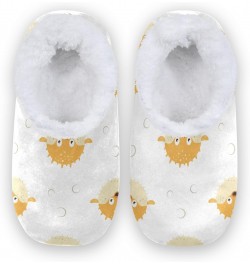 Winter Fuzzy Fleece Warm Memory Foam Cozy Shoes Closed Back House Slippers for Women Girl Men Indoor Outdoor Bedroom Cute Fun...