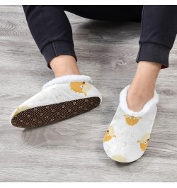 Winter Fuzzy Fleece Warm Memory Foam Cozy Shoes Closed Back House Slippers for Women Girl Men Indoor Outdoor Bedroom Cute Fun...