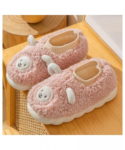 Ladies First Walking Shoes Women Slippers Autumn Winter Indoor Fashion Comfortable Cute Low Heel Thick Bottom Shoes Pink $14....