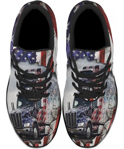 American Flag Shoes for Men Women Fashion 4th of July Independence Day Sneakers Lightweight Breathable Running Shoes Trucker ...