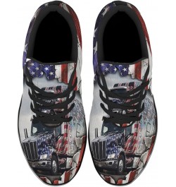 American Flag Shoes for Men Women Fashion 4th of July Independence Day Sneakers Lightweight Breathable Running Shoes Trucker ...