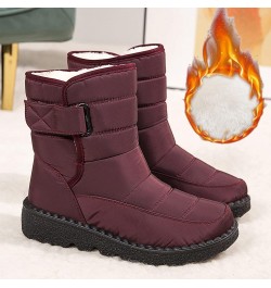 Womens Winter Snow Boots Ankle Boots Winter Comfortable Cotton Shoes Anti Slip Boots for Women Snow Boots Waetpoof Womens Win...