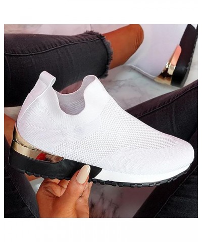 Sandals Stretch Cloth Large Size Women's Summer Comfortable Casual Sports Shoes, 5.5, Black White $9.88 Sandals