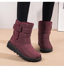 Womens Winter Snow Boots Ankle Boots Winter Comfortable Cotton Shoes Anti Slip Boots for Women Snow Boots Waetpoof Womens Win...