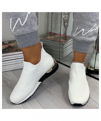 Sandals Stretch Cloth Large Size Women's Summer Comfortable Casual Sports Shoes, 5.5, Black White $9.88 Sandals