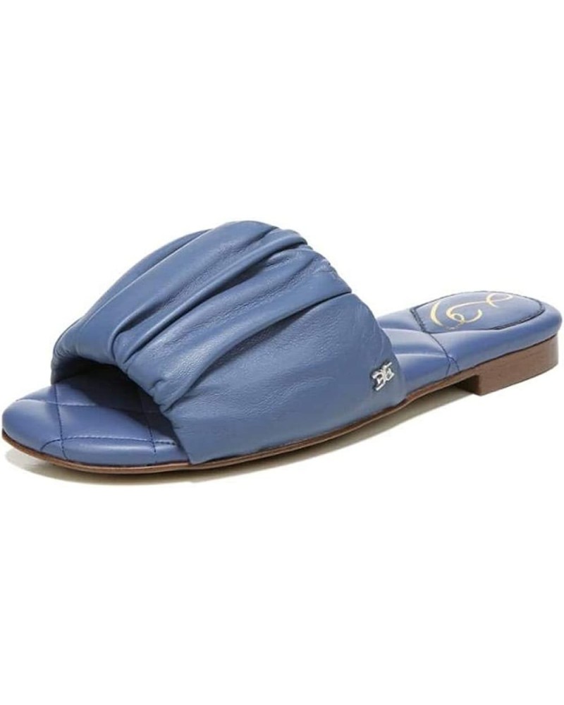 Women's Briar Flat Sandal Marlin Blue $58.07 Sandals