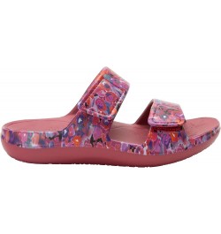 Alegria Women Orbyt Double Strap Lightweight Recovery Slide Sandal With Arch Support Poppy Pop $18.92 Sandals