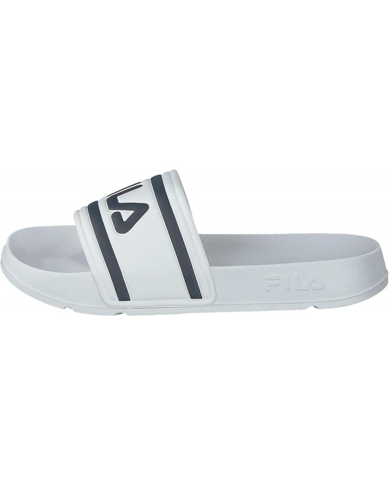 Men's Slide Sandal White White 1fg $21.69 Loafers & Slip-Ons