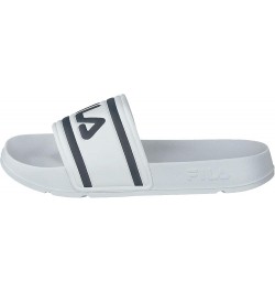 Men's Slide Sandal White White 1fg $21.69 Loafers & Slip-Ons