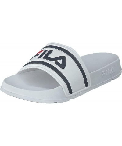 Men's Slide Sandal White White 1fg $21.69 Loafers & Slip-Ons