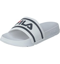 Men's Slide Sandal White White 1fg $21.69 Loafers & Slip-Ons