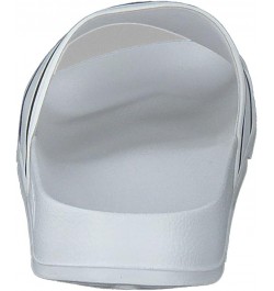 Men's Slide Sandal White White 1fg $21.69 Loafers & Slip-Ons