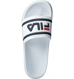 Men's Slide Sandal White White 1fg $21.69 Loafers & Slip-Ons