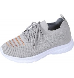 Womens Walking Runing Mesh Sneakers Casual Jogging Hiking Shoes Sports Workout Gym Shoes Ao1-grey $15.97 Athletic Shoes