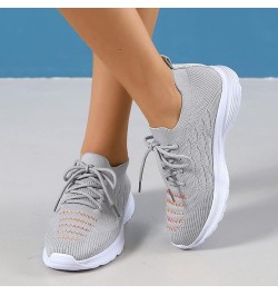 Womens Walking Runing Mesh Sneakers Casual Jogging Hiking Shoes Sports Workout Gym Shoes Ao1-grey $15.97 Athletic Shoes