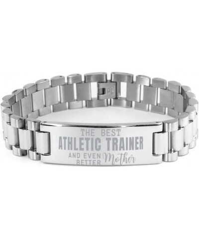 Athletic Trainer Mom Ladder Bracelet Gifts, The Best Athletic Trainer and even better Mother, Mothers Day Gifts for Athletic ...