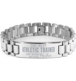 Athletic Trainer Mom Ladder Bracelet Gifts, The Best Athletic Trainer and even better Mother, Mothers Day Gifts for Athletic ...