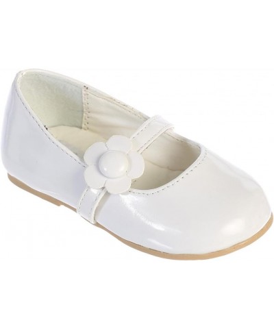 Lovely Patent Leather Mary Jane Party Shoe with Daisy White $20.39 Flats