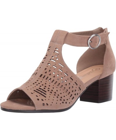 Women's Finn cutout sandal with back zipper Shoe Almond Kidsuede Leather $17.40 Sandals