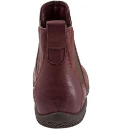 Women's Chelsea Boots Wine Leather $24.72 Boots