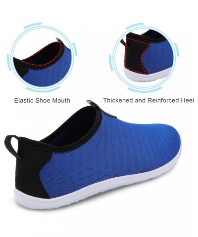 Womens and Mens Water Shoes Breathable Quick Dry Soft Barefoot Aqua Socks for Hiking Swim Beach Surf Yoga Sport Solid Dablue ...