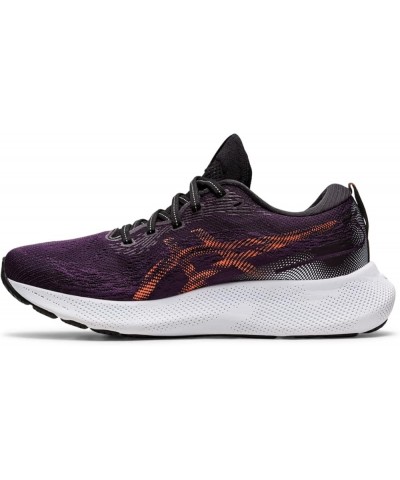 Women's GEL-NIMBUS LITE 3 Running Shoes Night Shade/Nova Orange $35.98 Athletic Shoes