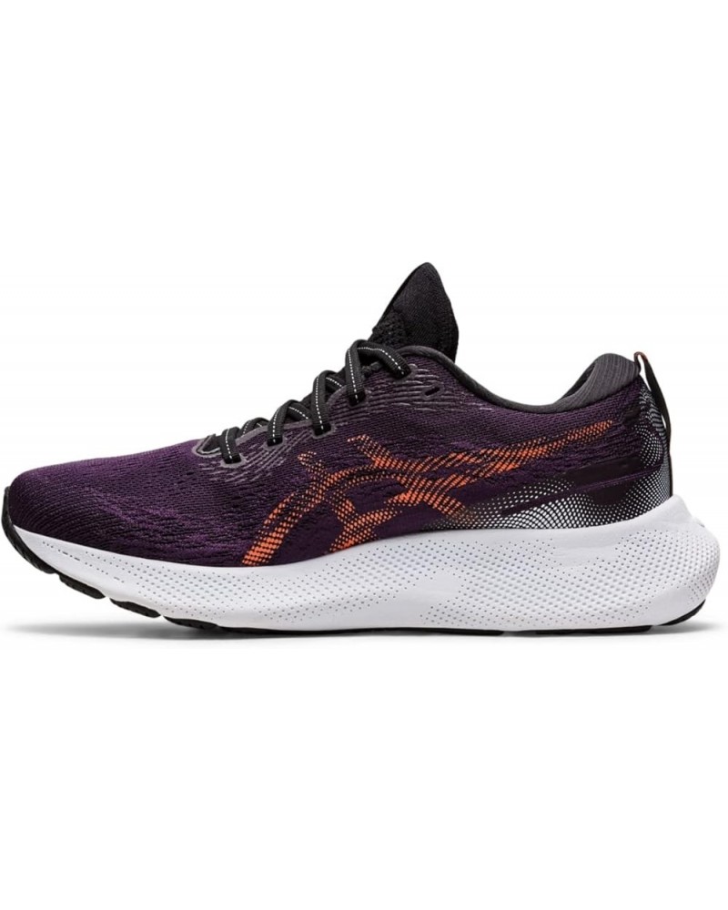 Women's GEL-NIMBUS LITE 3 Running Shoes Night Shade/Nova Orange $35.98 Athletic Shoes