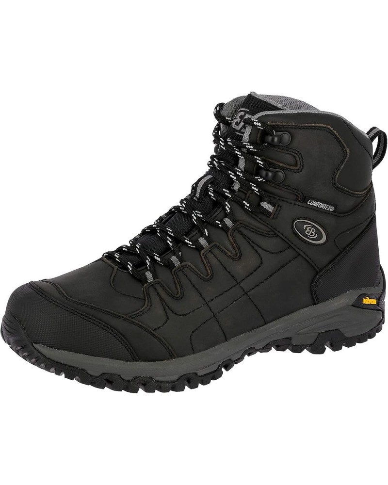 Men's High Rise Hiking Outdoor & Trekking Shoe Black Schwarz Grau Schwarz Grau $33.25 Boots