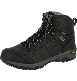 Men's High Rise Hiking Outdoor & Trekking Shoe Black Schwarz Grau Schwarz Grau $33.25 Boots