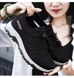 Women Sneakers Slip-On Walking Shoes Mesh Walking Loafers Girls Sneakers Size 2 2-black $20.37 Athletic Shoes