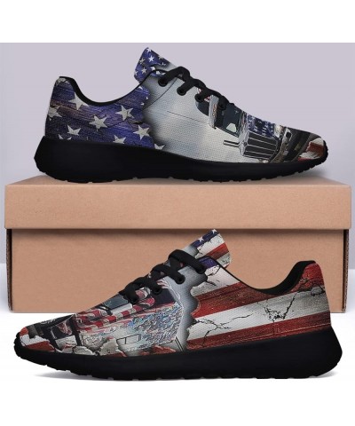 American Flag Shoes for Men Women Fashion 4th of July Independence Day Sneakers Lightweight Breathable Running Shoes Trucker ...