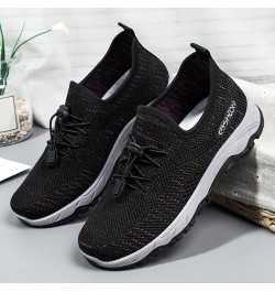 Women Sneakers Slip-On Walking Shoes Mesh Walking Loafers Girls Sneakers Size 2 2-black $20.37 Athletic Shoes