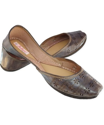 Women's Soft Leather Daily Casual Wear Jutis | Bite and Pinch Free Juti | Punjabi Jutti for Ladies | Flats Mojari Shoes | Phu...