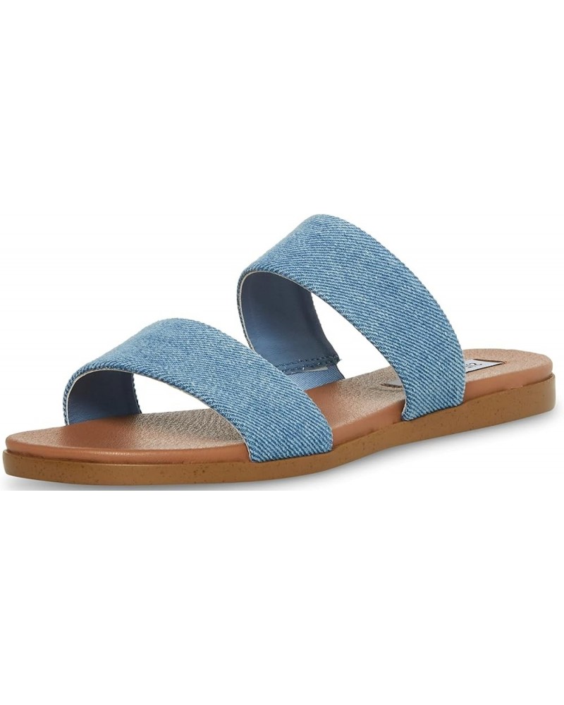 Women's Dual Flat Sandal Denim $33.04 Sandals