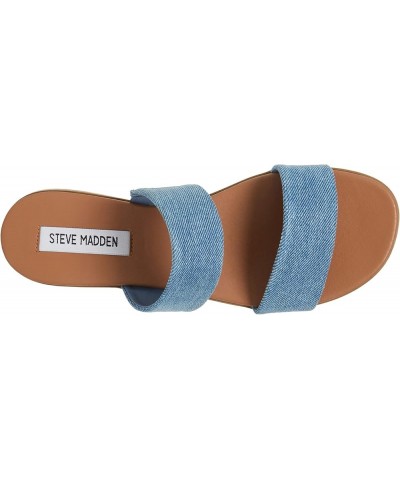 Women's Dual Flat Sandal Denim $33.04 Sandals