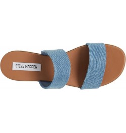 Women's Dual Flat Sandal Denim $33.04 Sandals