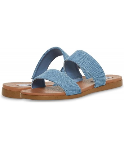 Women's Dual Flat Sandal Denim $33.04 Sandals