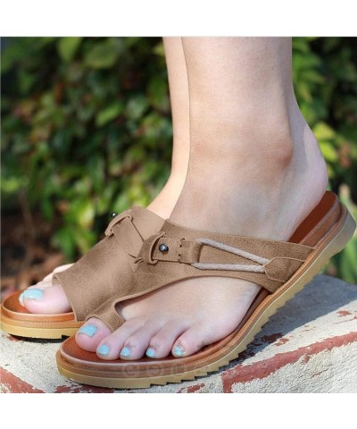 Women's Comfy Orthotic Sandals,Women's Comfortable Orthopedic Sandals Dressy Summer Arch Support Slide Sandals Zi-khaki $9.79...